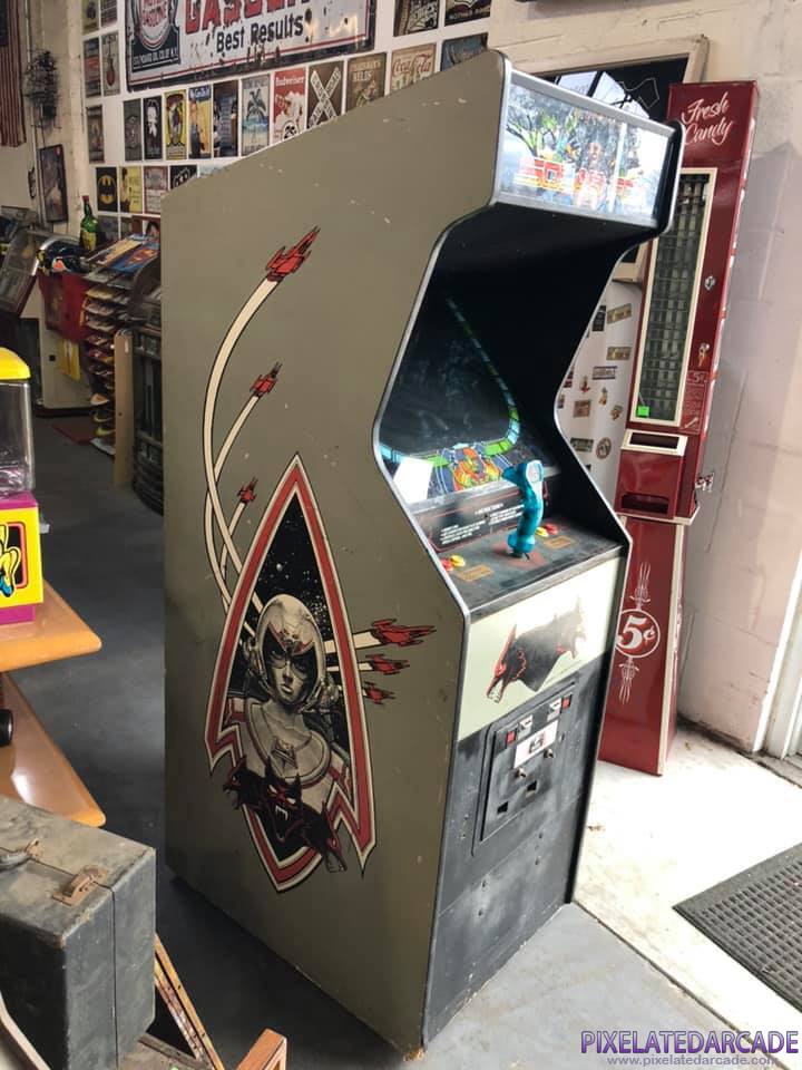 Solar Fox Photo: Solar Fox arcade cabinet - Left Side
