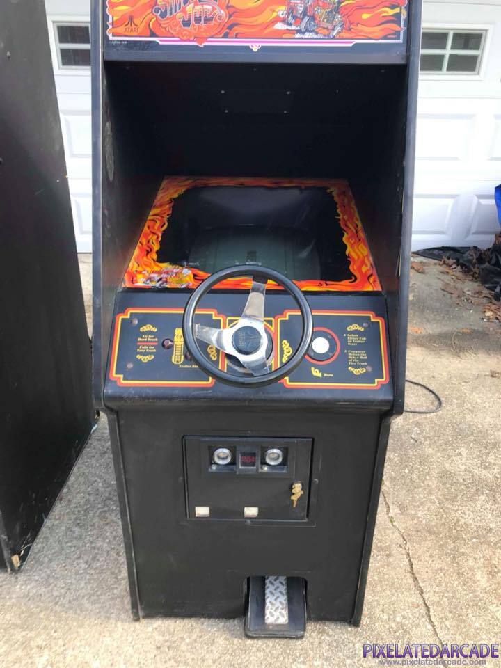 Fire Truck Photo: Smokey Joe arcade cabinet