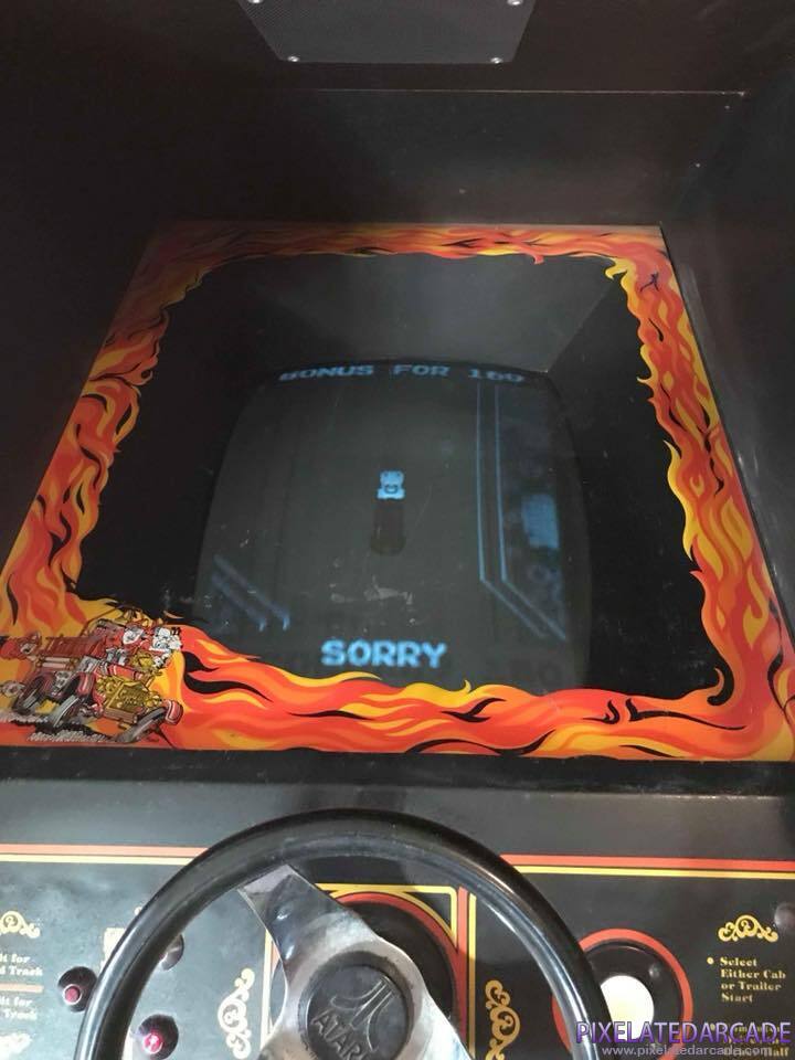 Fire Truck Photo: Smokey Joe arcade cabinet