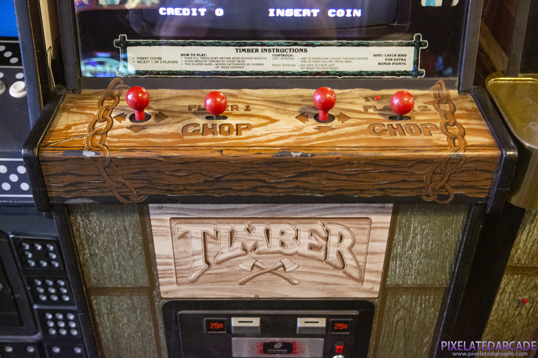 Timber Photo: Timber arcade cabinet - Controls