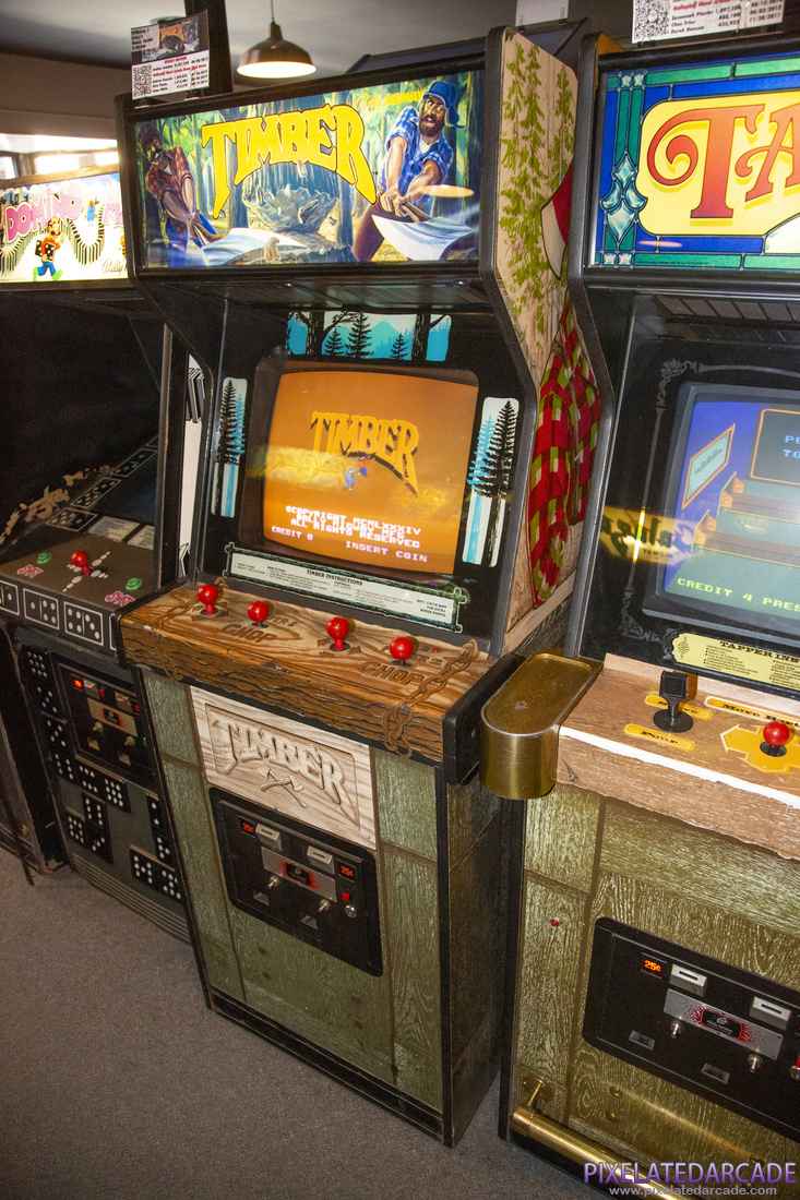 Timber Photo: Timber arcade cabinet