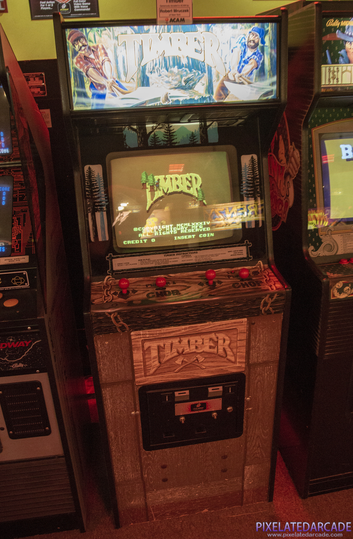 Timber Photo: Timber arcade cabinet