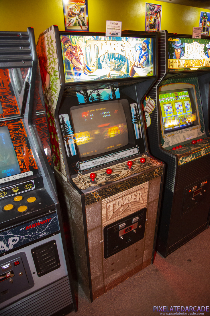 Timber Photo: Timber arcade cabinet