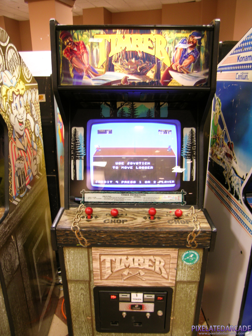 Timber Photo: Timber arcade cabinet