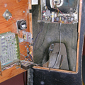 Computer Space arcade cabinet (1 player, yellow version) - Inside