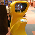 Computer Space arcade cabinet (1 player, yellow version)