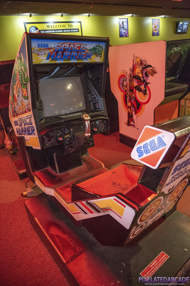 Space Harrier Photo: Space Harrier arcade cabinet - cockpit version