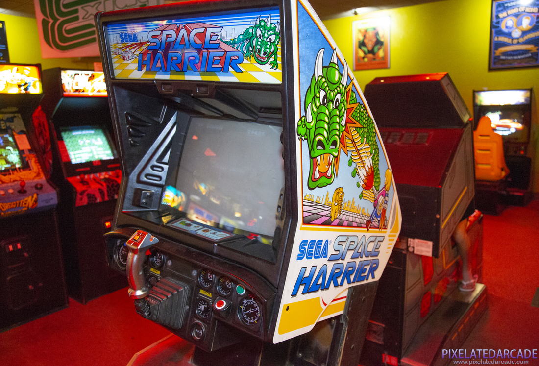 Space Harrier Photo: Space Harrier arcade cabinet - cockpit version