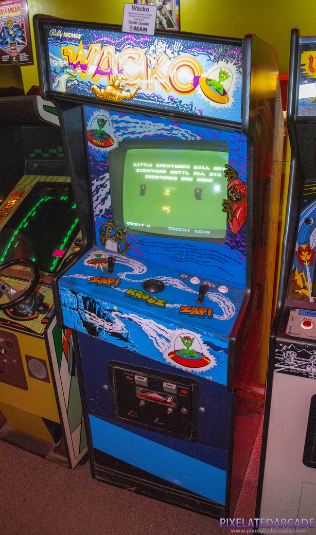Wacko Photo: Wacko arcade cabinet