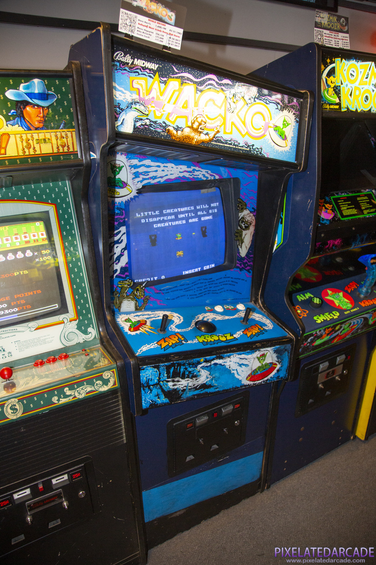 Wacko Photo: Wacko arcade cabinet