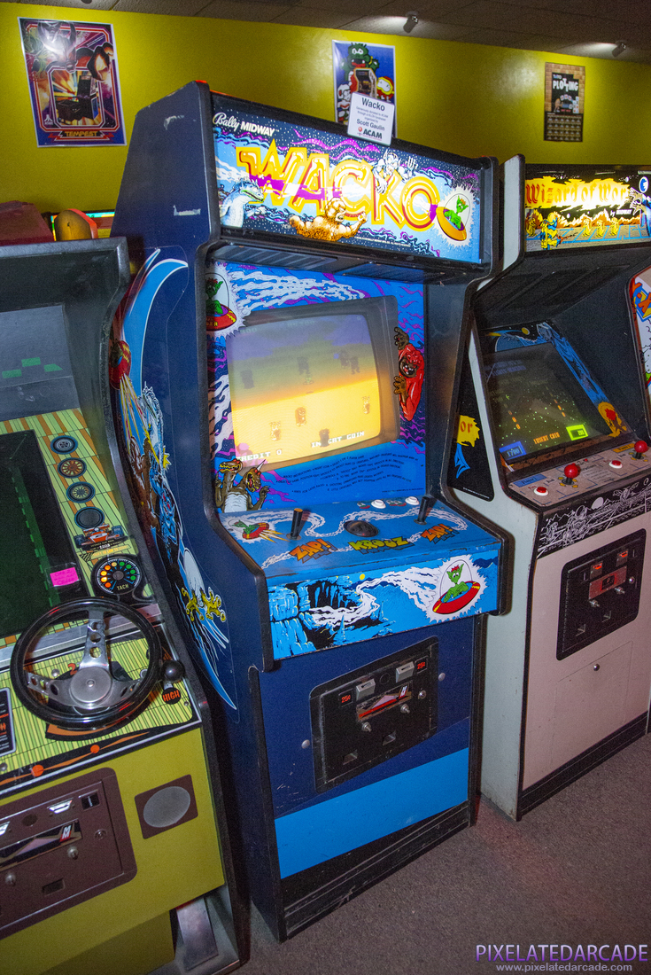 Wacko Photo: Wacko arcade cabinet