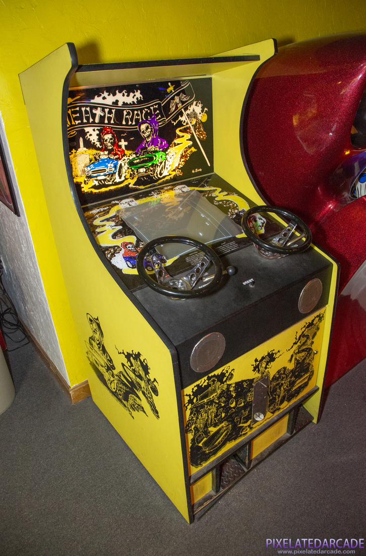 Death Race Photo: Death Race arcade cabinet (Yellow version)