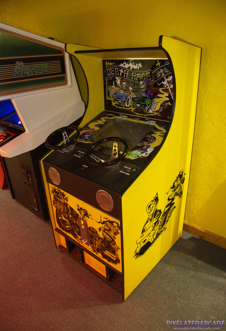 Death Race Photo: Death Race arcade cabinet (Yellow version)