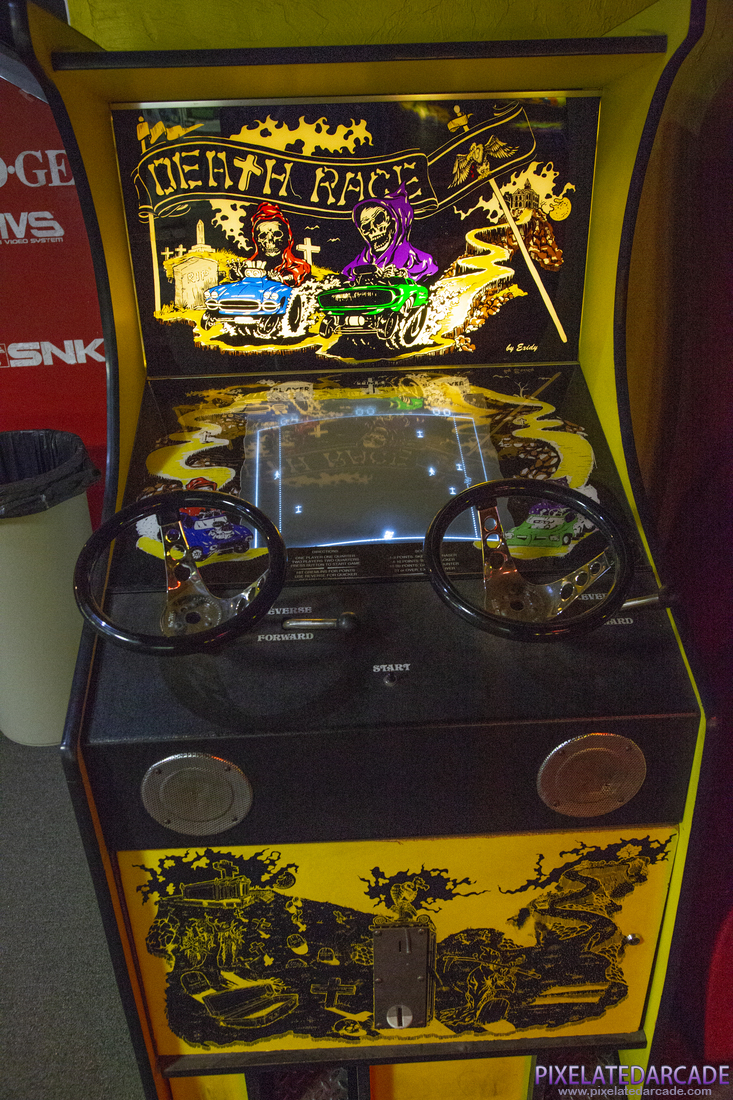Death Race Photo: Death Race arcade cabinet (Yellow version)
