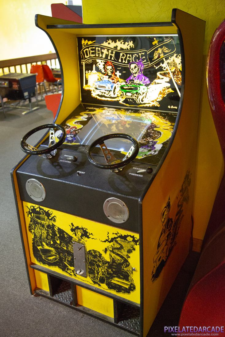 Death Race Photo: Death Race arcade cabinet (Yellow version)