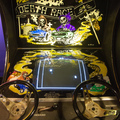 Death Race arcade cabinet - Closeup (Black version)