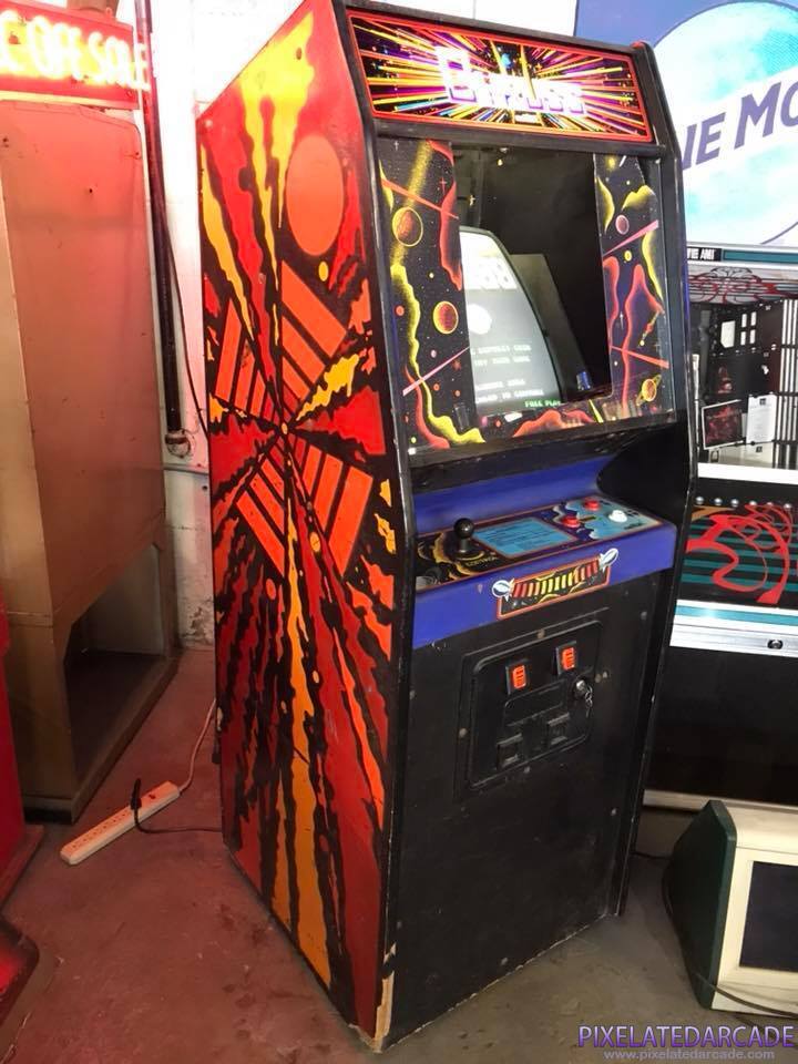 Gyruss Photo: Gyruss arcade cabinet
