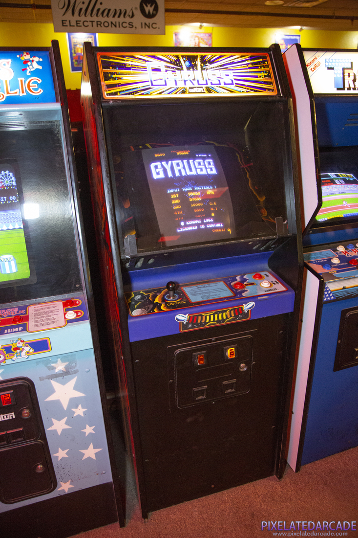 Gyruss Photo: Gyruss arcade cabinet