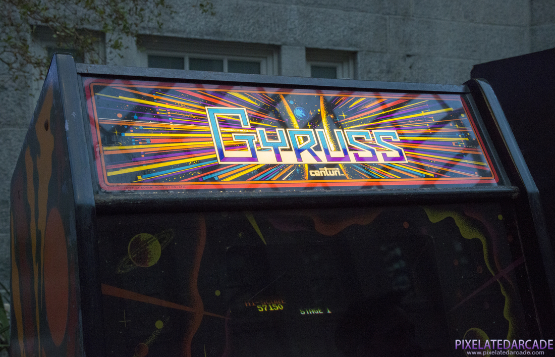 Gyruss Photo: Gyruss arcade marquee