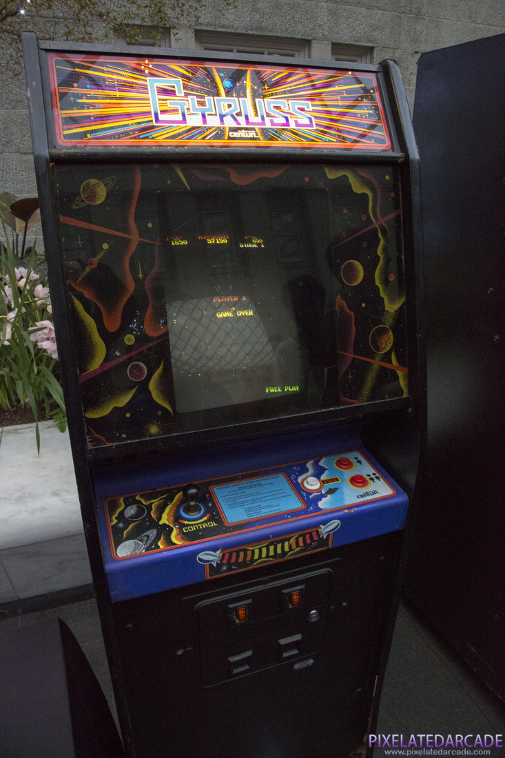 Gyruss Photo: Gyruss arcade cabinet
