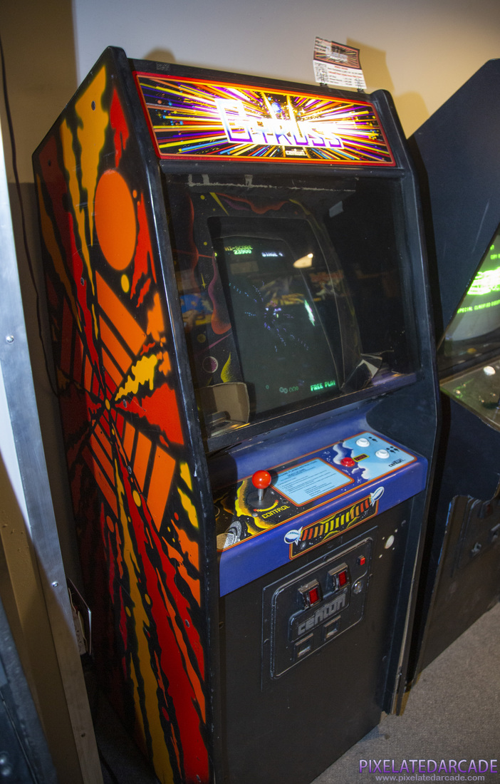 Gyruss Photo: Gyruss arcade cabinet