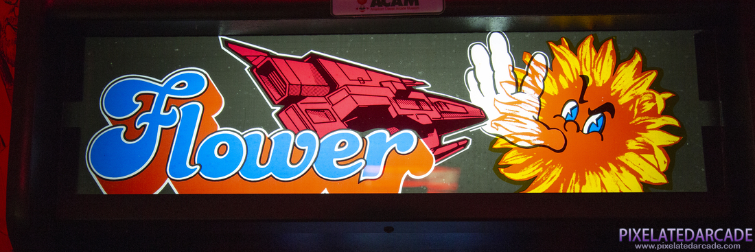 Flower Photo: Flower arcade cabinet - Marquee