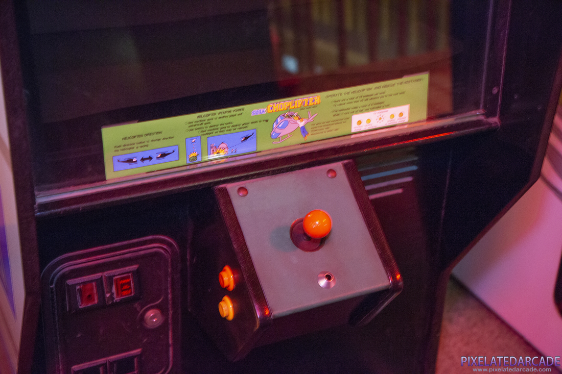 Choplifter! Photo: Choplifter! arcade cabinet - cockpit version