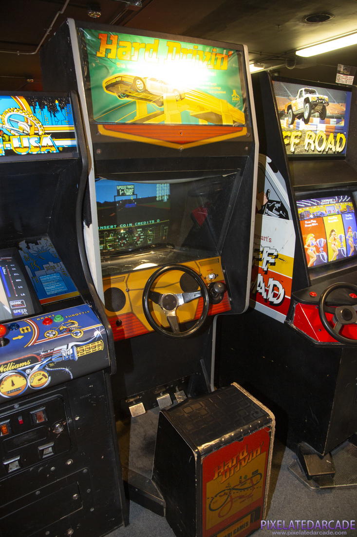 Hard Drivin' Photo: Hard Drivin' arcade cabinet - Upright version