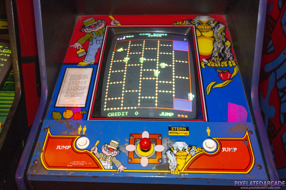 Amidar Photo: Amidar arcade cabinet - Controls and monitor