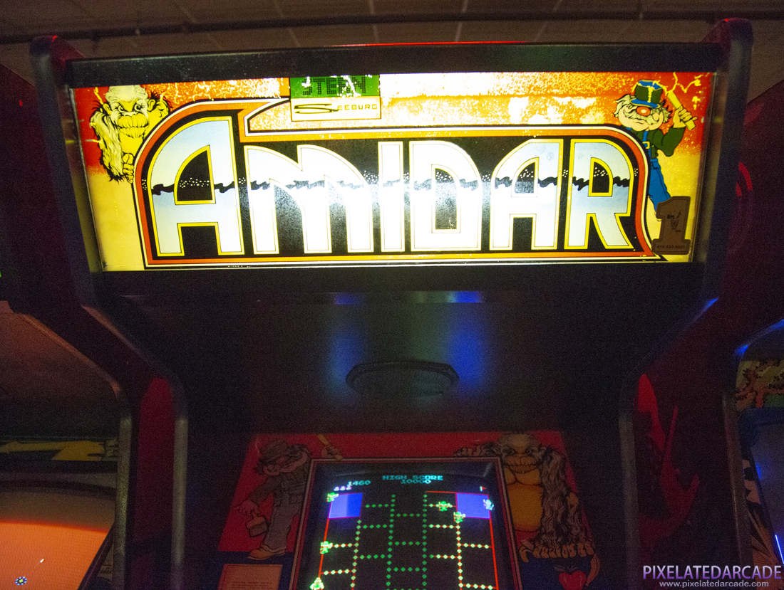 Amidar Photo: Amidar arcade cabinet - Marquee