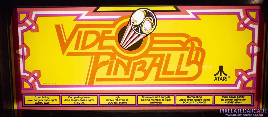 Video Pinball Photo: Video Pinball arcade cabinet - Marquee