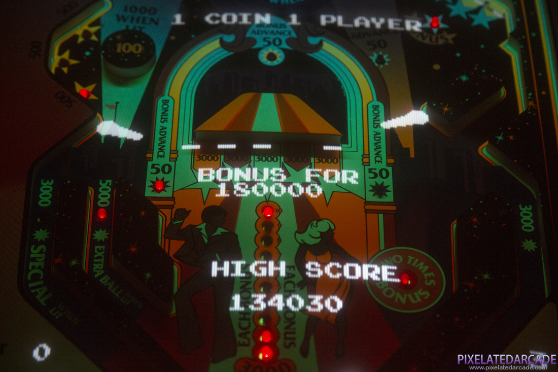 Video Pinball Photo: Video Pinball arcade cabinet - Monitor