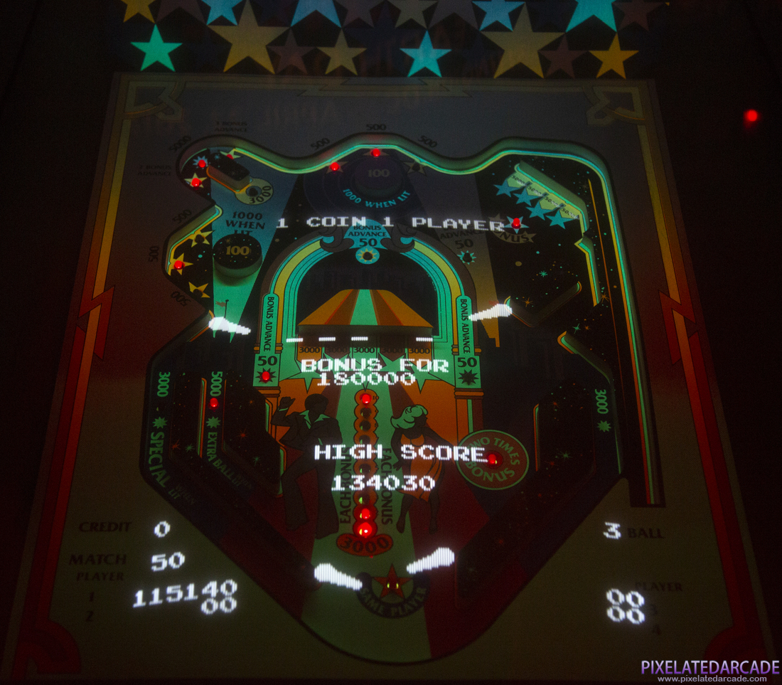 Video Pinball Photo: Video Pinball arcade cabinet - Monitor