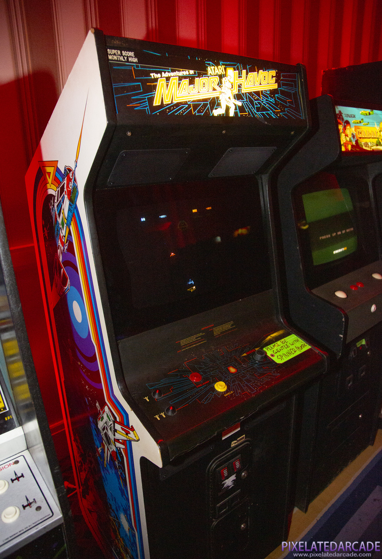 Adventures of Major Havoc, The Photo: Major Havoc arcade cabinet