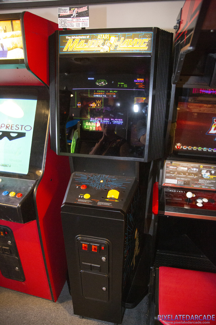 Adventures of Major Havoc, The Photo: Major Havoc arcade cabinet