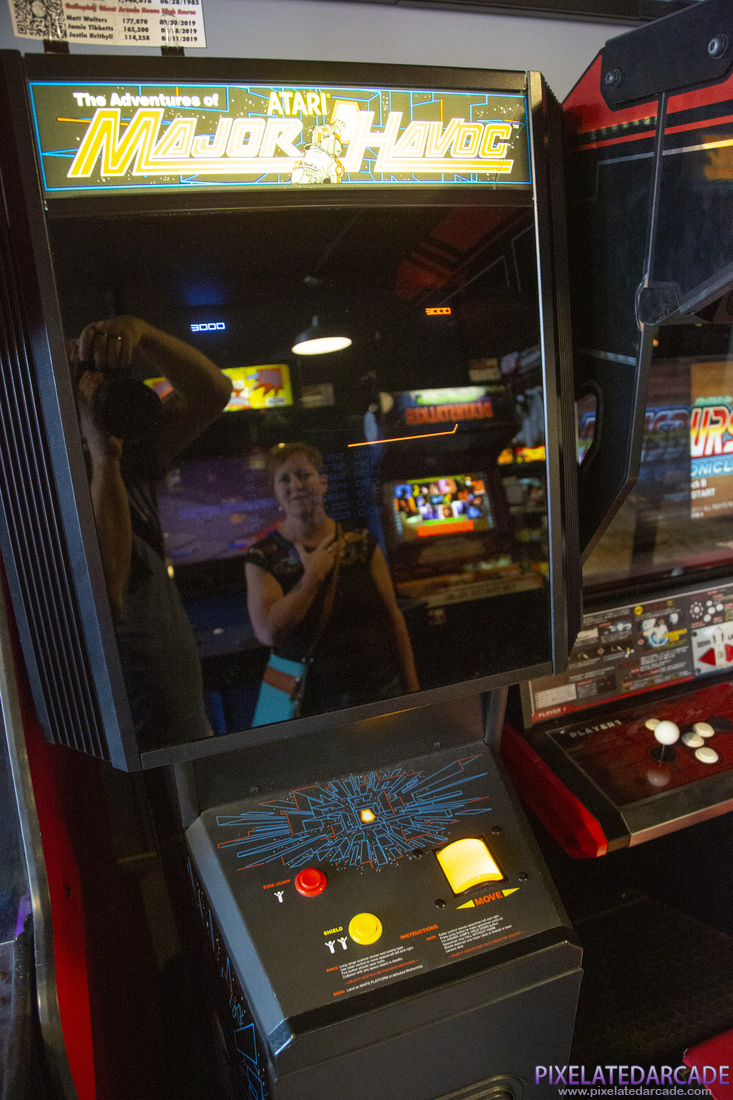 Adventures of Major Havoc, The Photo: Major Havoc arcade cabinet