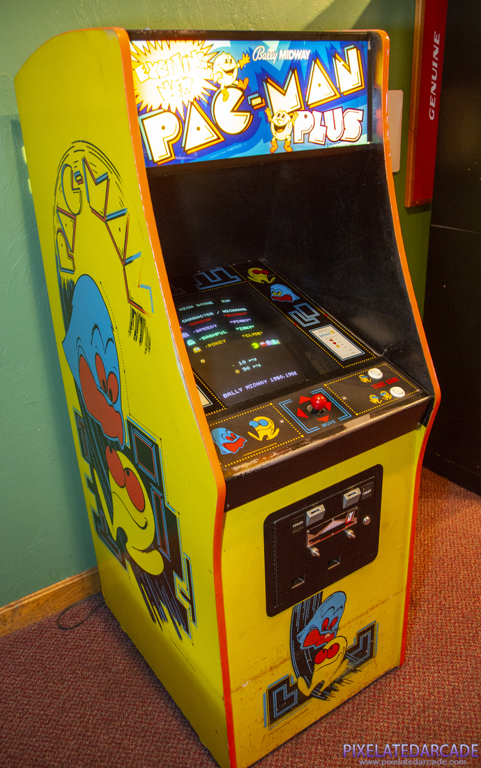 Pac-Man Plus Photo: Pac-Man Plus arcade cabinet