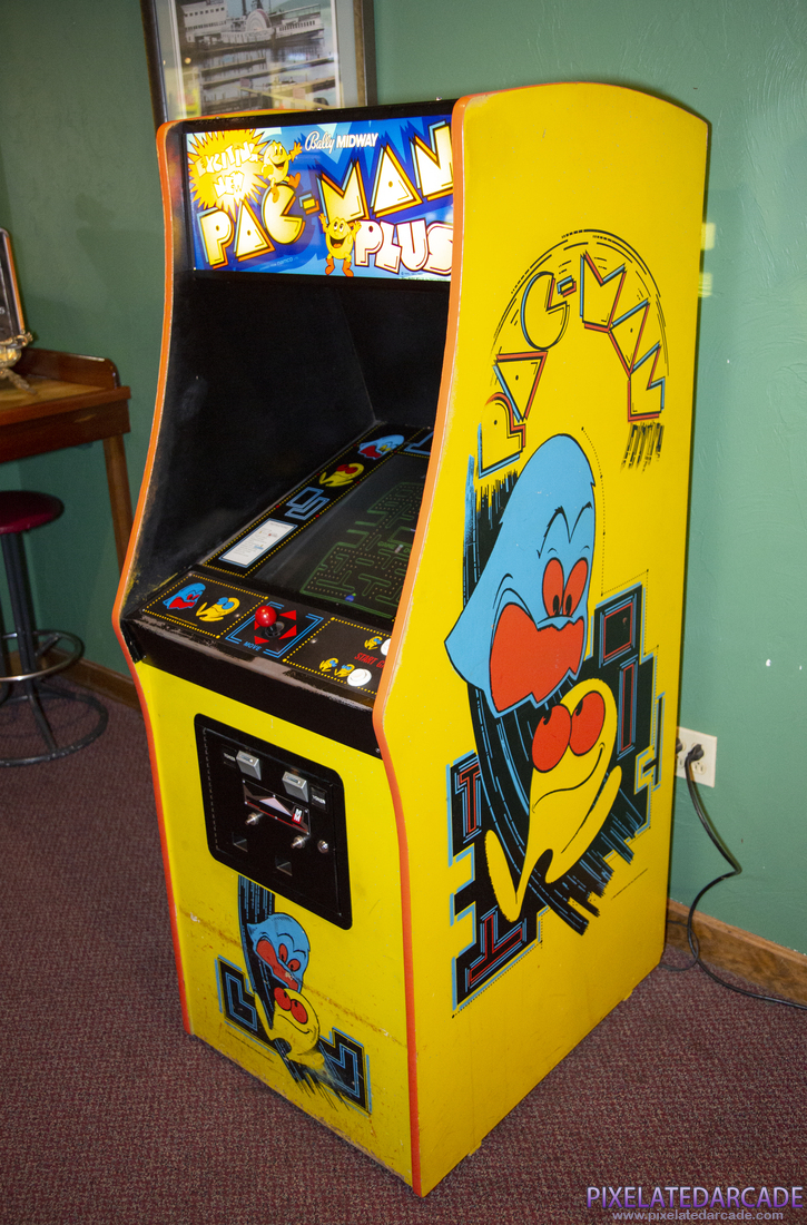 Pac-Man Plus Photo: Pac-Man Plus arcade cabinet