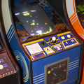 Lunar Rescue arcade cabinet - Control panel and Monitor
