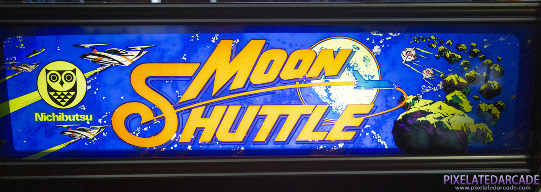Moon Shuttle Photo: Moon Shuttle - Nichibutsu arcade cabinet marquee