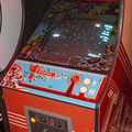Moon Shuttle arcade cabinet - Control panel and monitor