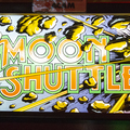 Moon Shuttle arcade cabinet - Marquee