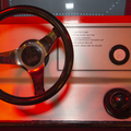 Le Mans arcade cabinet - Controls