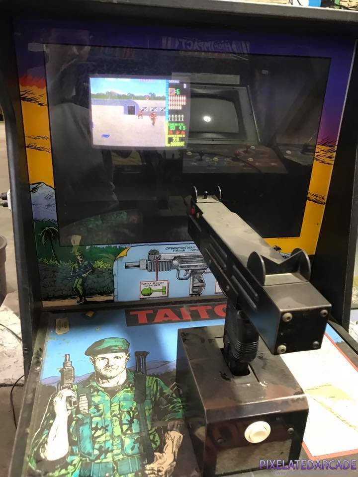 Operation Wolf Photo: Operation Wolf arcade cabinet - controls