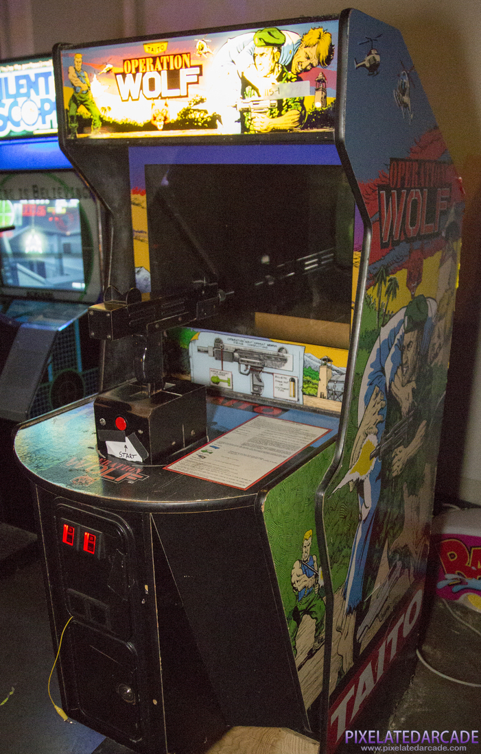 Operation Wolf Photo: Operation Wolf arcade cabinet