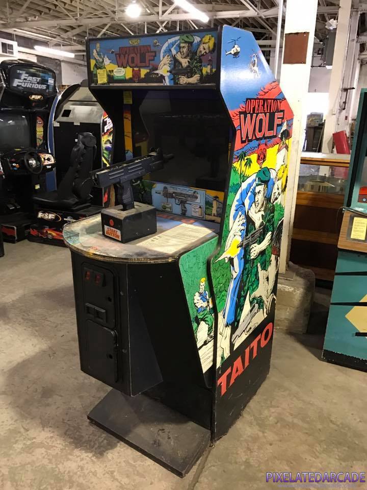Operation Wolf Photo: Operation Wolf arcade cabinet