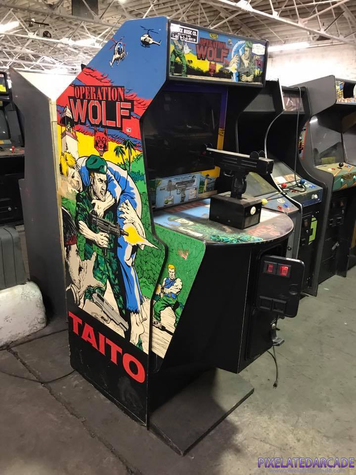 Operation Wolf Photo: Operation Wolf arcade cabinet
