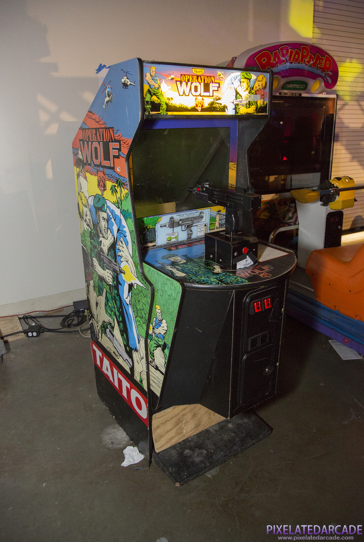 Operation Wolf Photo: Operation Wolf arcade cabinet