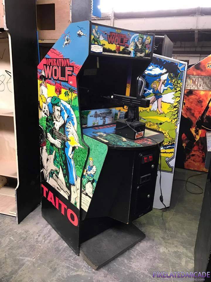 Operation Wolf Photo: Operation Wolf arcade cabinet
