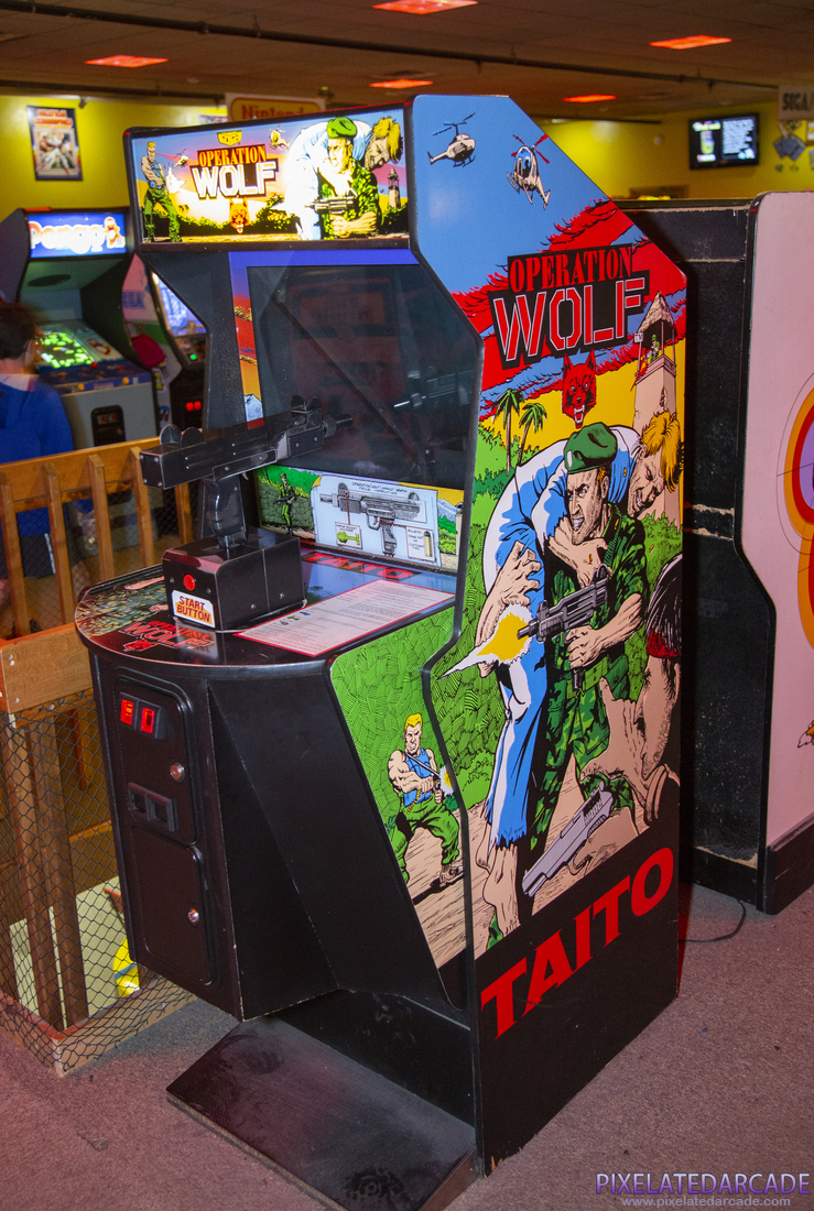 Operation Wolf Photo: Operation Wolf arcade cabinet